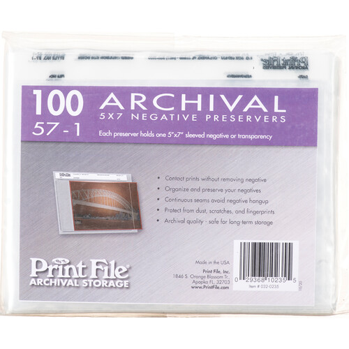 Print File Negative Pocket (5 x 7