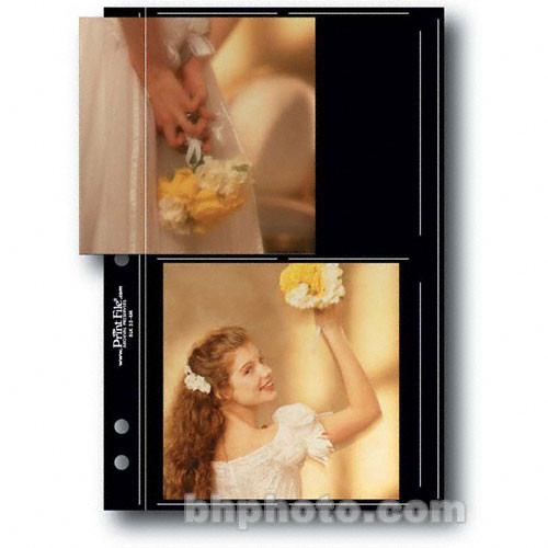 Print File Premium Series-M Archival Storage Page for Prints 5x5