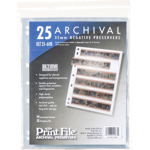 Print File Archival Storage Page 
