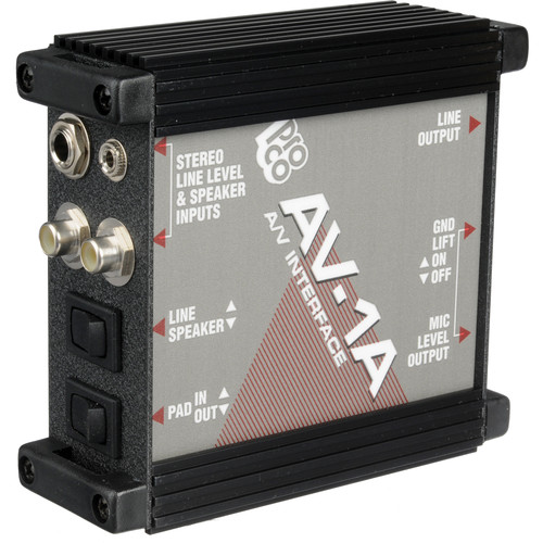 Pro Co Sound AV1 Audio/Video High to Low Impedance Interface