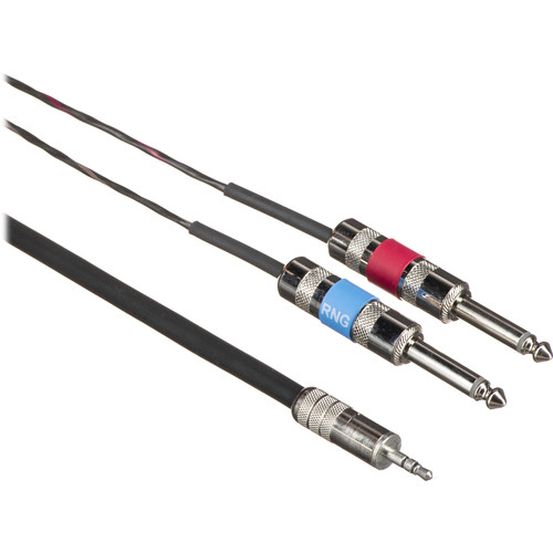 Pro Co Sound Excellines Stereo Mini to Dual 1/4