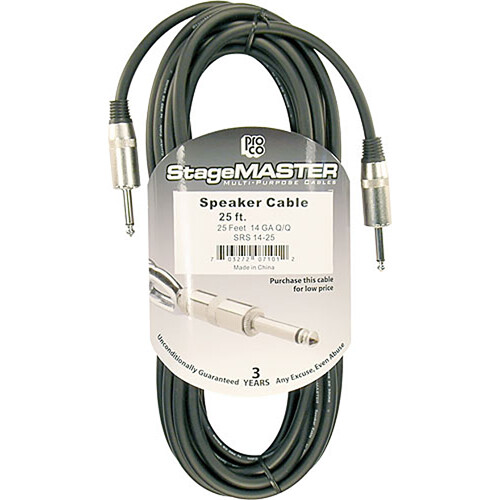 Pro Co Sound StageMaster Z-Force 1/4