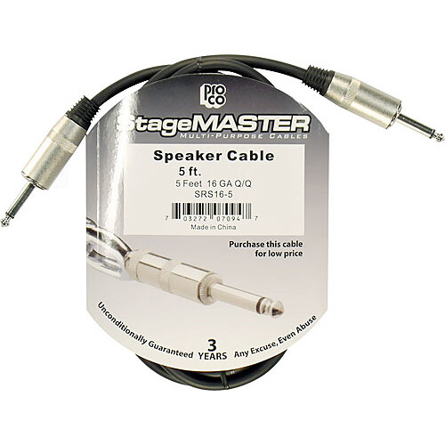 Pro Co Sound StageMaster Z-Force 1/4