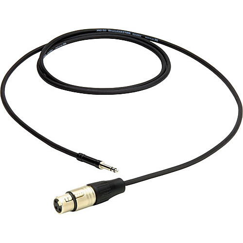 Pro Co Sound ShowSavers Tiny Tip Male to XLR Female Cable - 3'