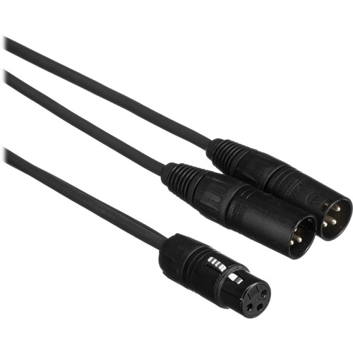 Pro Co Sound Xlr Female To 2 Xlr Male Y-cable