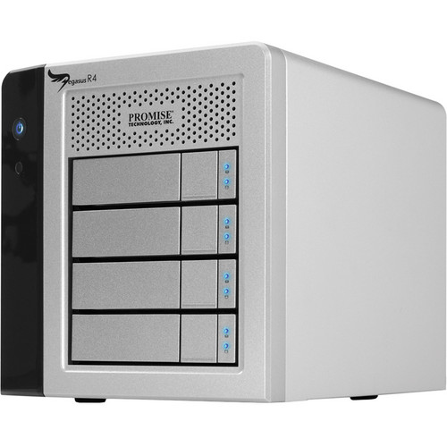 Promise Technology 4TB Pegasus R4 RAID Storage with Thunderbolt (4x 1TB)