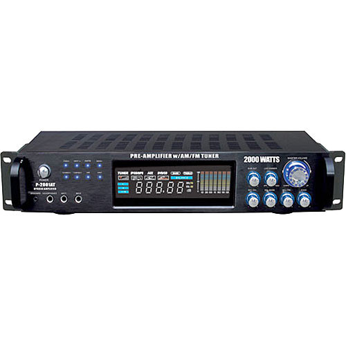 Pyle Pro P2001AT 2000W Hybrid PreAmplifier with AM/FM P2001AT