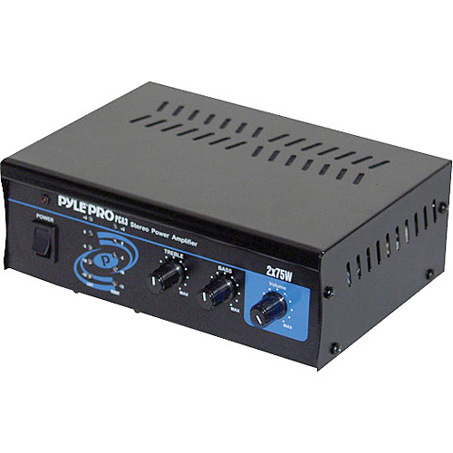 Pyle Pro PCA3 Mini 2 x 75W Stereo Power Amplifier PCA3 B&H Photo