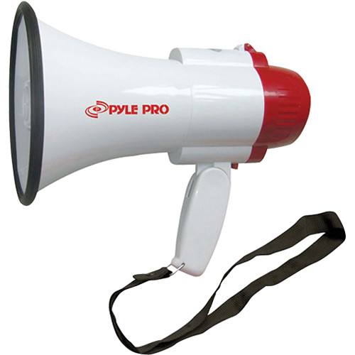 Pyle Pro Pmp30 30w Megaphone With Siren White Pmp30 B H Photo