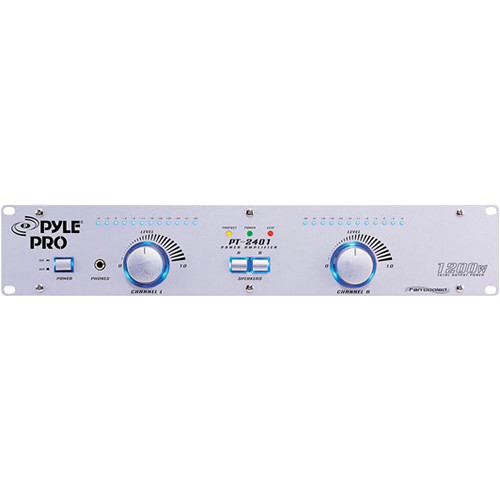 Pyle Pro PT2401 Stereo Power Amplifier PT2401 B&H Photo Video