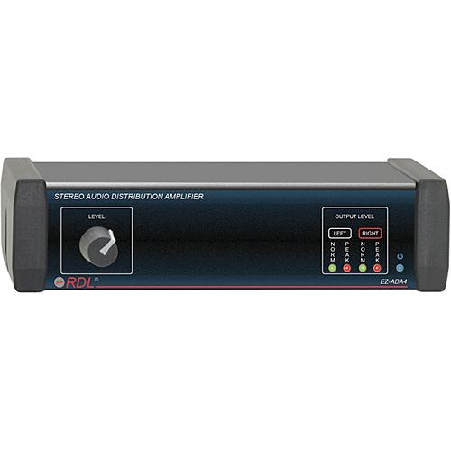 RDL EZ-ADA4 Stereo Audio Distribution Amplifier