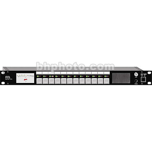 RDL RM-MP12A - 12-Channel Audio Monitor Panel
