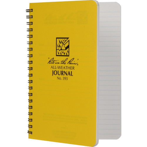 Rite in the Rain All Weather Side Spiral Notebook (Yellow 4.9 x 7
