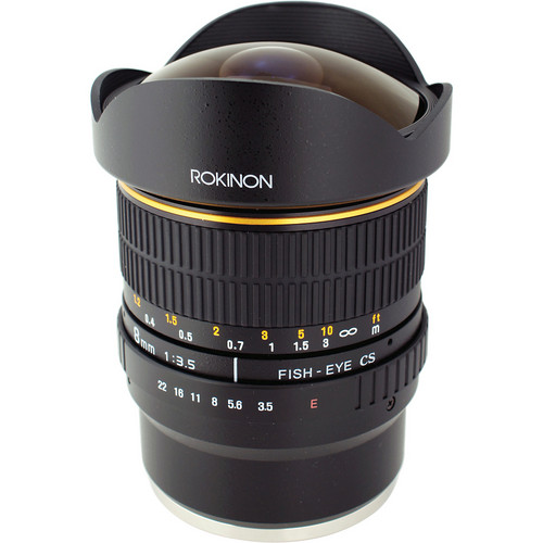 Rokinon 8mm Ultra Wide Angle f/3.5 Fisheye Lens for Sony