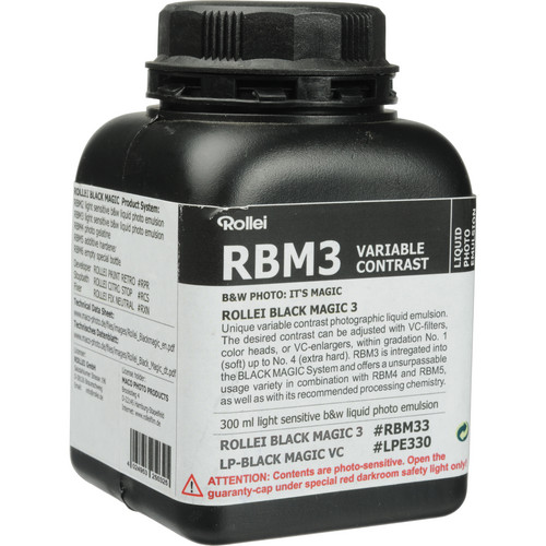 Rollei Black Magic Variable Contrast Liquid Emulsion (300mL)
