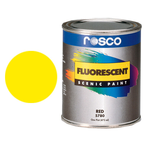 Rosco Fluorescent Paint (Yellow, Matte, 1 Gallon) 150057820128