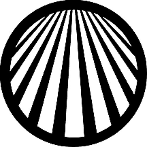 Rosco Standard Steel Gobo 78047M Perspective Lines 250780470660