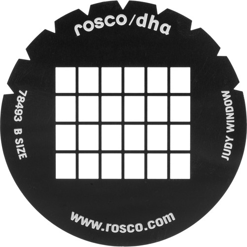 Rosco Standard Steel Gobo 78493B Judy Window 250784930860 B&H