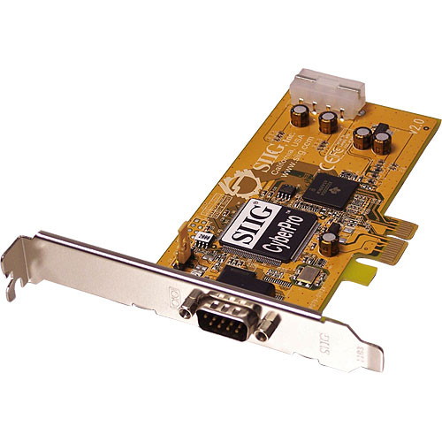 SIIG CyberSerial PCIe 1Port PCI Express Serial JJE10011S2