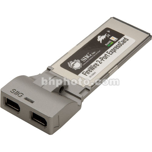 SIIG 2Port FireWire400 ExpressCard/34 Expansi NNEC2012S1 B&H