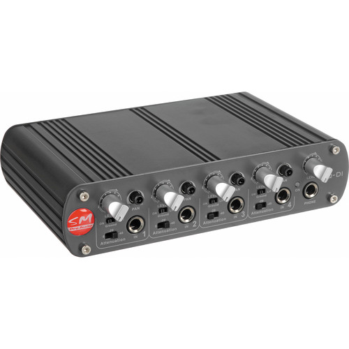 SM Pro Audio QDI 4Channel Direct Box and Line Mixer QDIX B&H