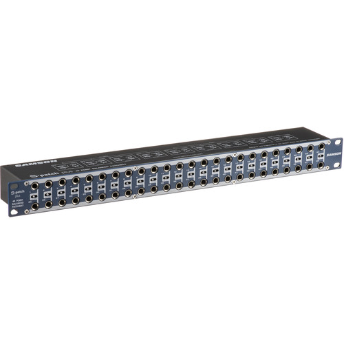 Samson S-Patch Plus - 48-Point Audio Patch Bay