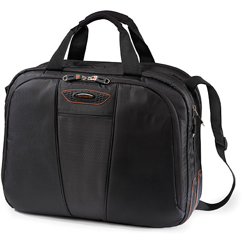 black samsonite briefcase