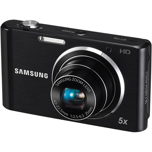 Samsung ST76 Compact Digital Camera (Black) EC-ST76ZZFPBUS B&H