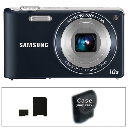 Samsung PL210 Digital Camera with Basic Accessory Kit B&H Photo