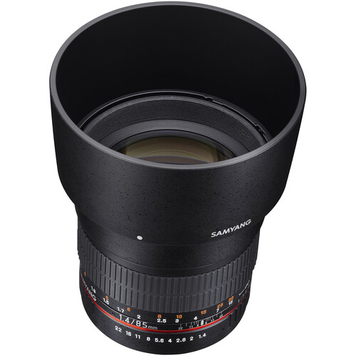 Samyang 85mm f/1.4 Aspherical Lens for Nikon With Focus Confirm Chip