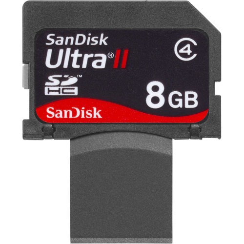 SanDisk 8GB Ultra II SD PLUS Secure Digital (SDHC) SDSDPH008GR
