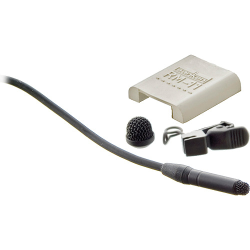 Sanken COS-11D Omni Lavalier Microphone with Normal Sensitivity & 5.9' Cable with Unterminated Pigtail Leads (with Accessories Black)