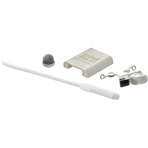 Sanken COS-11D Omni Lavalier Microphone with Reduced Sensitivity & 9.8' Cable with Unterminated Pigtail Leads (with Accessories White)