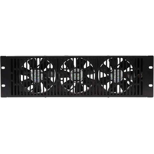 SANUS High Volume Cooling Fan Panel (Black 3 RU)