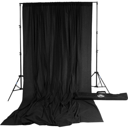 Savage Accent Muslin Background Kit (10 x 12' Black)