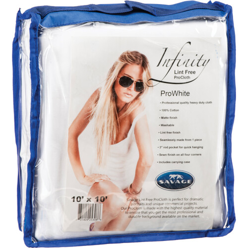 SAVAGE CL01-1010 WHITE PRO CLOTH BACKDRO