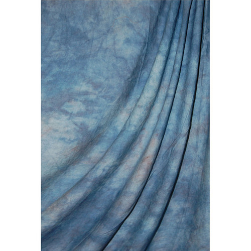 Savage Accent Crushed Muslin Background (10 x 12' Apex Blue)