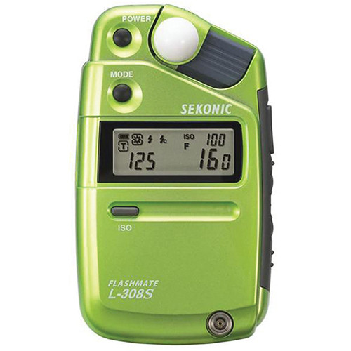 Sekonic L308S Flashmate Light Meter (Light Green) 401303 B&H