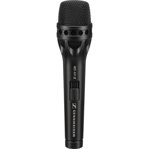 Sennheiser MD431 II Handheld Supercardioid Dynamic Microphone with On/Off Switch
