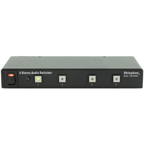 Shinybow SB-5440RL 4 x 1 Stereo Audio Selector Switcher