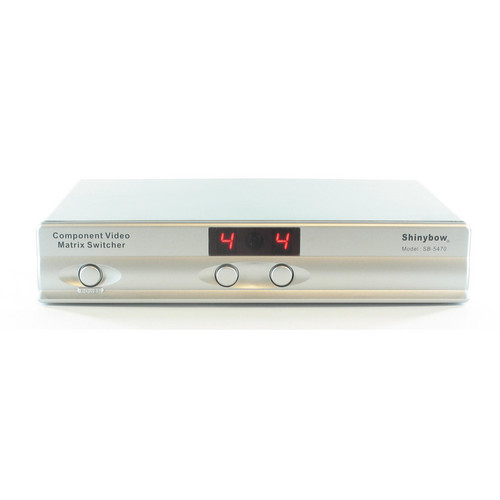 Shinybow SB-5470 4 x 2 HDTV Component Video & Audio Matrix Routing Switcher