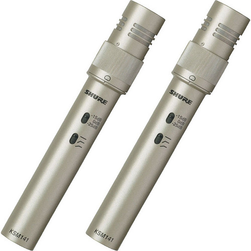 Shure KSM141/SL ST PAIR Condenser Microp