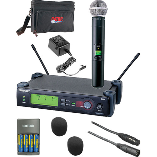 Shure SLX Series Basic Wireless Handheld Microphone Kit B&H