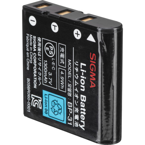Sigma BP31 Rechargeable Lithiumion Battery for Sigma DP D00018