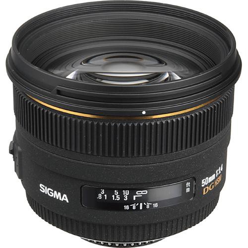 Sigma  50mm f/1.4 EX DG HSM Lens for Nikon F