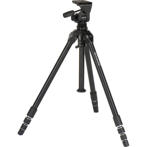 SLIK Professional 4 Tripod with SH-909 3-Way Pan-and-Tilt Head