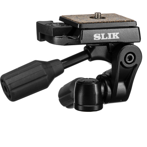 Slik SH 704E 3 Way Pan/Tilt Head with Quick Release 618 640