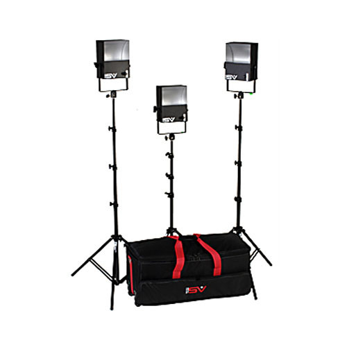 Smith-Victor SL300 3-Light 1800 Watt Softlight Location Kit (120-230V AC)