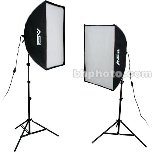 Smith-Victor KSBQ-2000 2000 Watt Pro SoftBox Light Kit (120V)