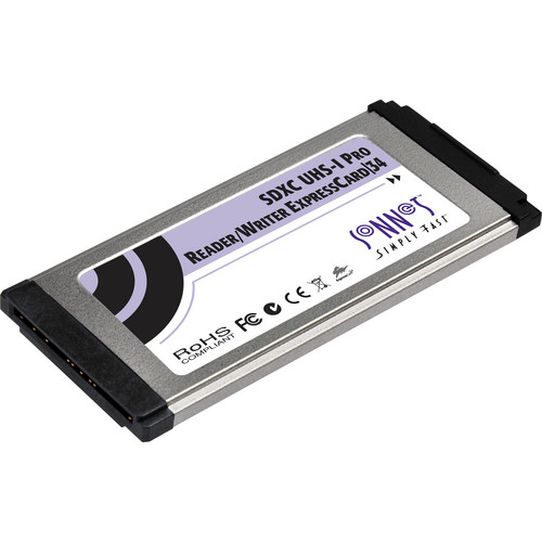 Sonnet SDXC UHS-I Pro Reader/Writer ExpressCard/34 SDXC/SDHC Media Reader